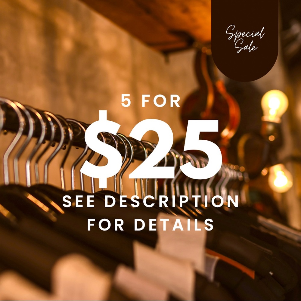 ❣️5 for $25❣️